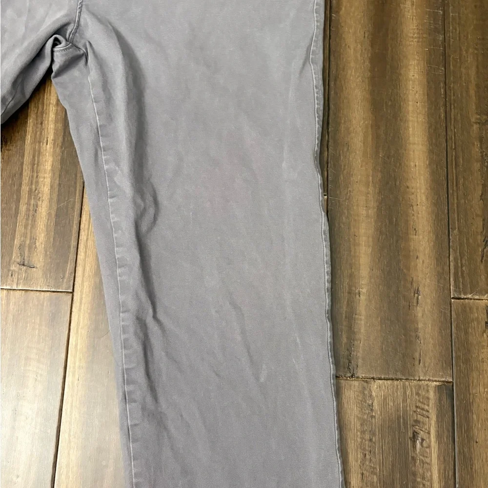 Dockers Men's Gray Chinos Slim/Coupe Sz 36x39 Pockets Casual Work Office Belt